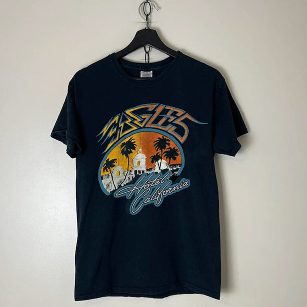 Eagles Band Hotel California  70S T Shirt Eagles The Long